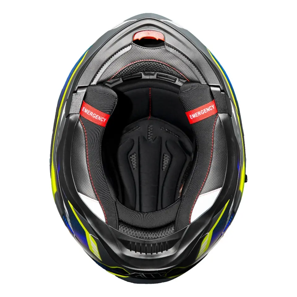 GP MY HELMET MKS002-EGBY Güneş Vizörlü Şeffaf Çene Açılır Motosiklet Kaskı