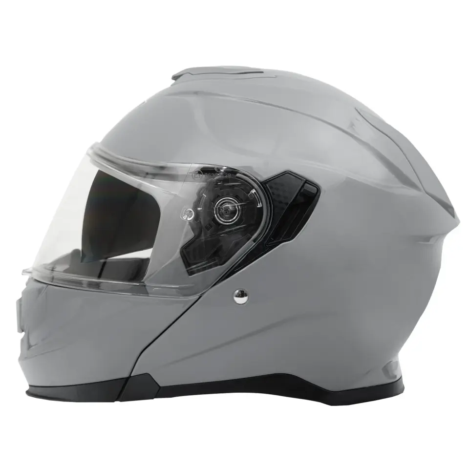 GP MY HELMET MKS002-NG Güneş Vizörlü Şeffaf Çene Açılır Motosiklet Kaskı