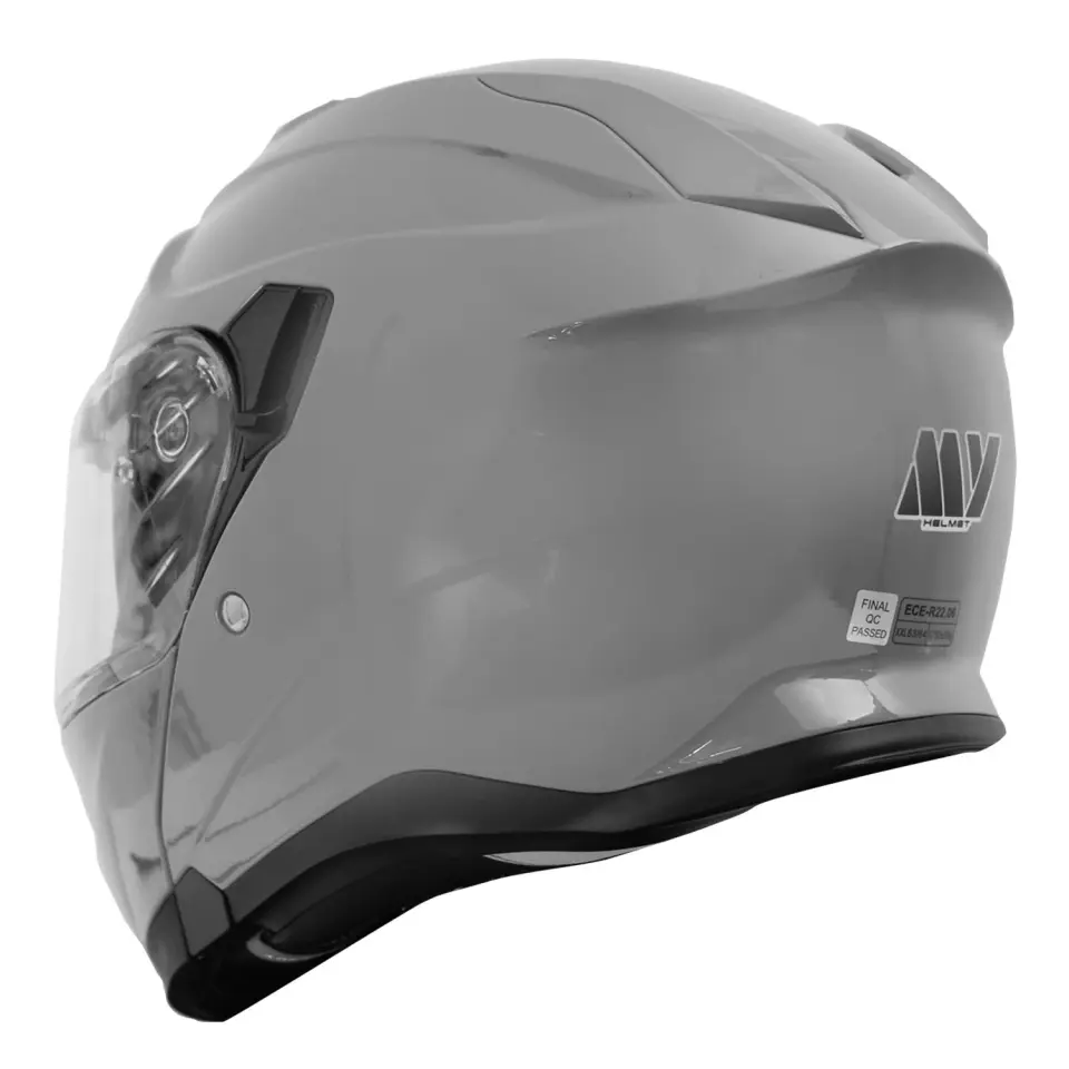 GP MY HELMET MKS002-NG Güneş Vizörlü Şeffaf Çene Açılır Motosiklet Kaskı