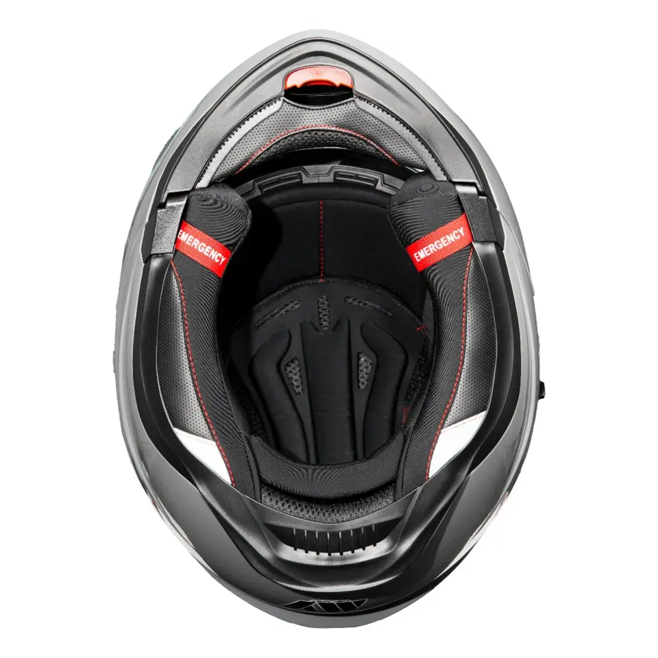GP MY HELMET MKS002-NG Güneş Vizörlü Şeffaf Çene Açılır Motosiklet Kaskı