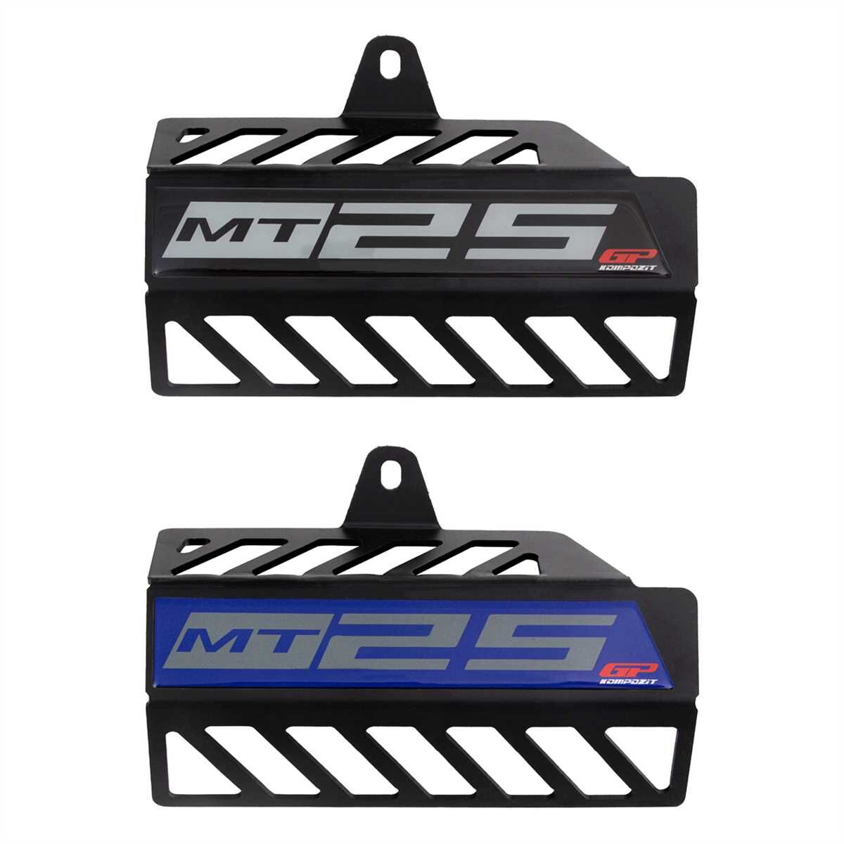 GP Kompozit Yamaha MT-25 2015-2025 Uyumlu Egzoz Koruma Kapağı Siyah MAVİ