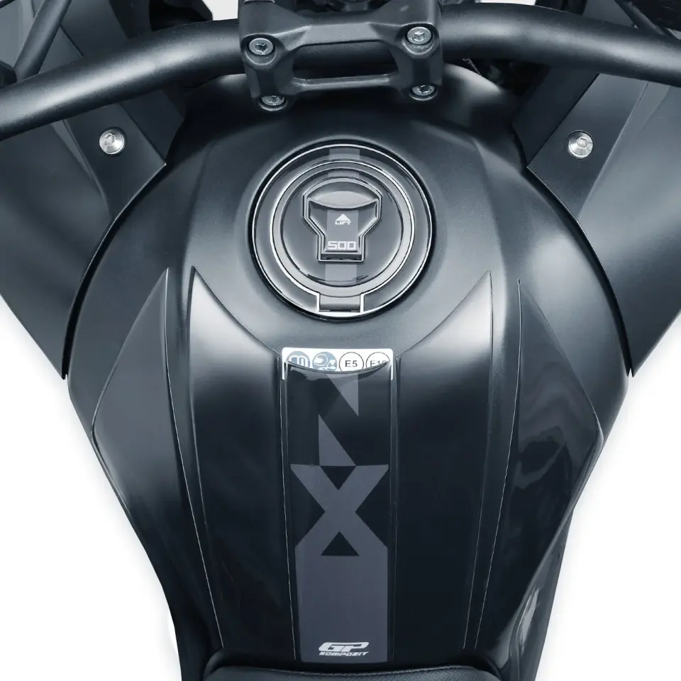 GP Kompozit Honda NX 500 2025 Uyumlu Tank Pad Seti Siyah-Gri