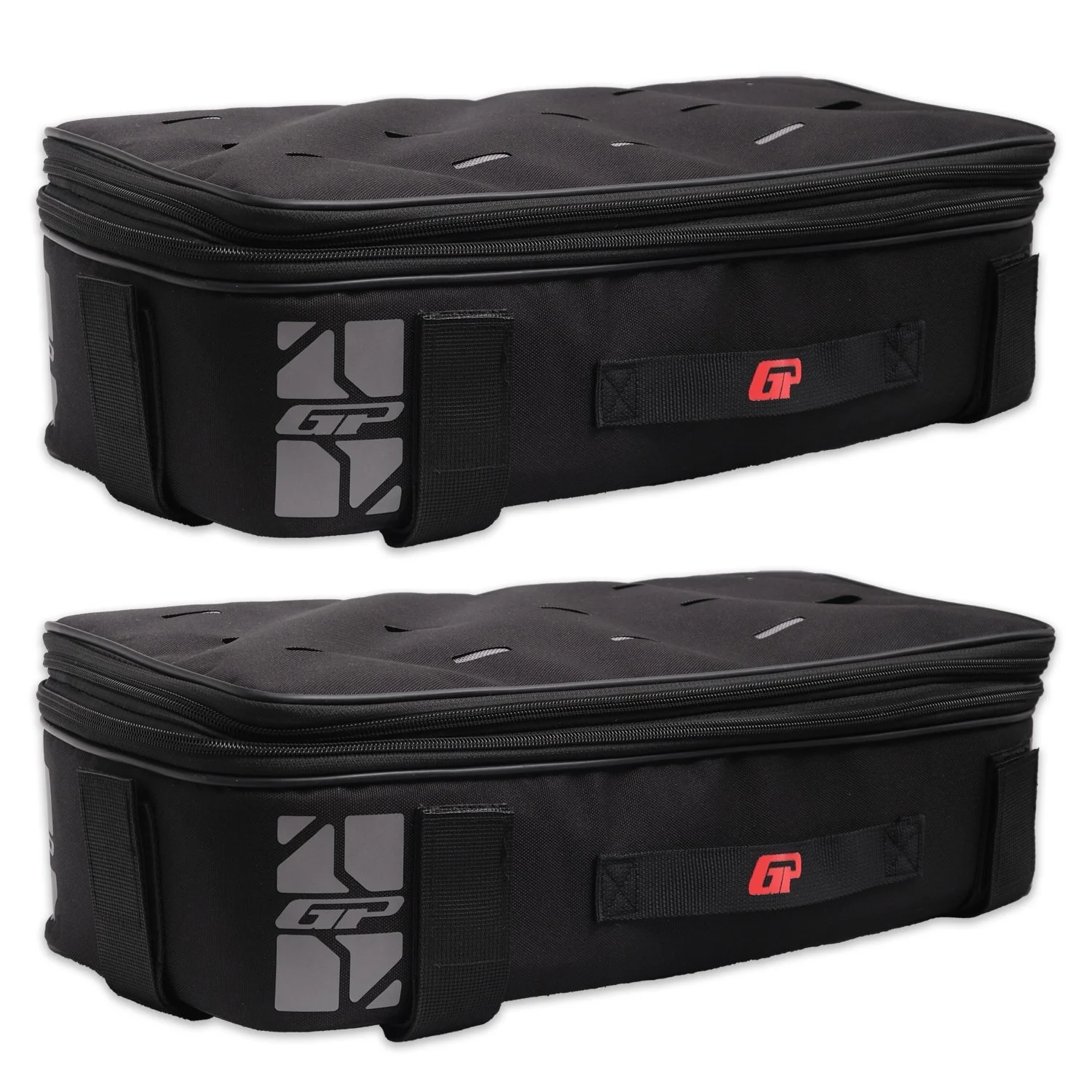 GP Kompozit KMSC04 Universal Motosiklet Yan Çanta Üstü Kumaş Çanta Siyah