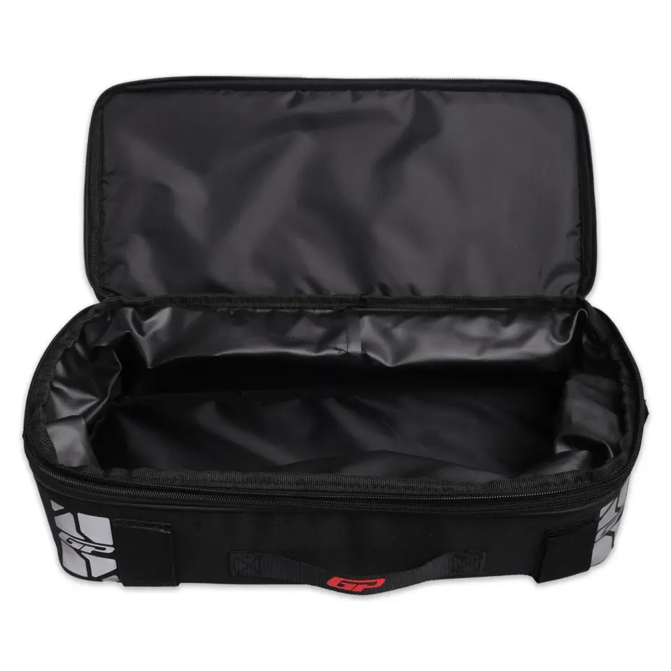 GP Kompozit KMSC04 Universal Motosiklet Yan Çanta Üstü Kumaş Çanta Siyah