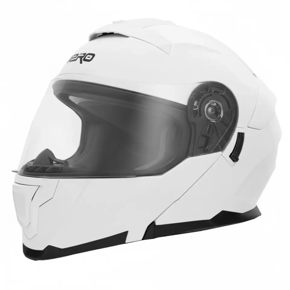 GP NERO MKS004-GW Güneş Vizörlü Şeffaf Çene Açılır Motosiklet Kaskı