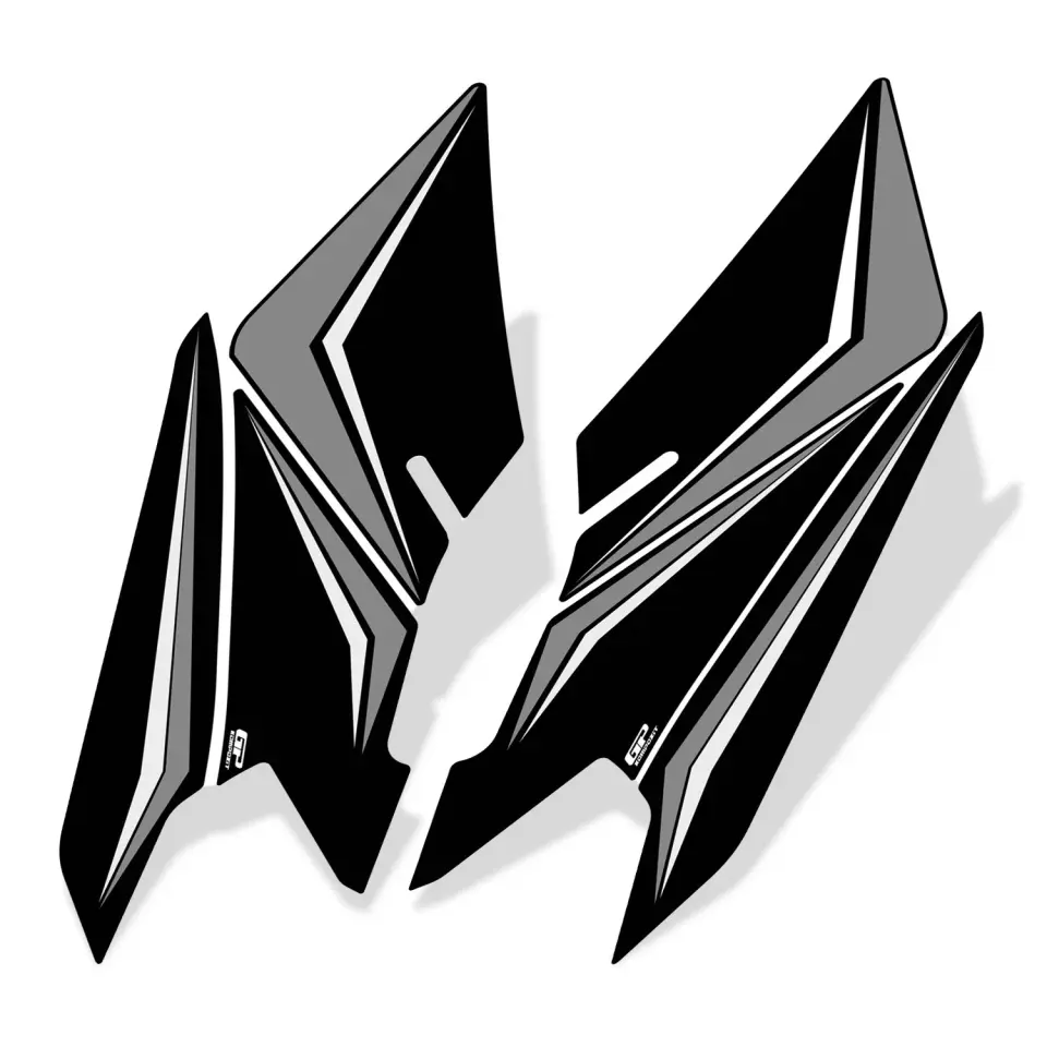 GP Kompozit Honda PCX 125 / 150 2025 Uyumlu Yan Ayak Pad Gri