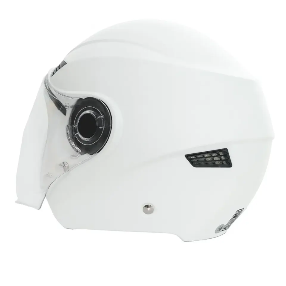 GP GX MKS005-PW Şeffaf Vizörlü Motosiklet Yarım Kask