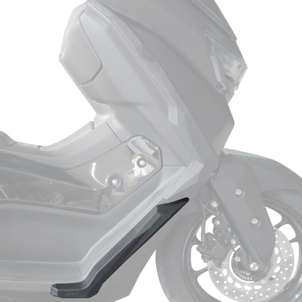 GP Kompozit Yamaha NMAX 125 / 155 2025 Uyumlu Alt Bacak Koruma Siyah