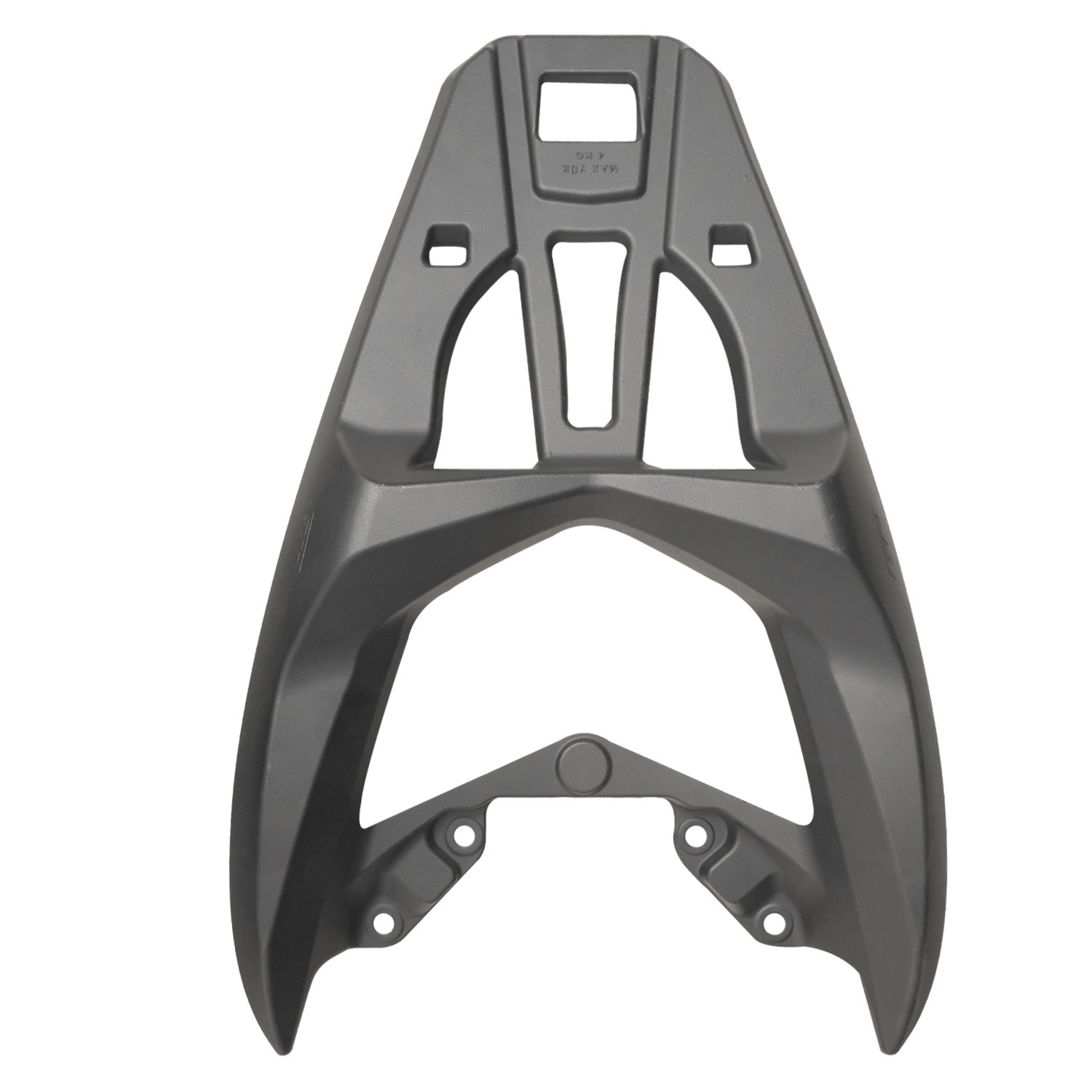 GP Kompozit Yamaha NMAX 125 / 155 2025 Uyumlu Arka Çanta Demiri Siyah