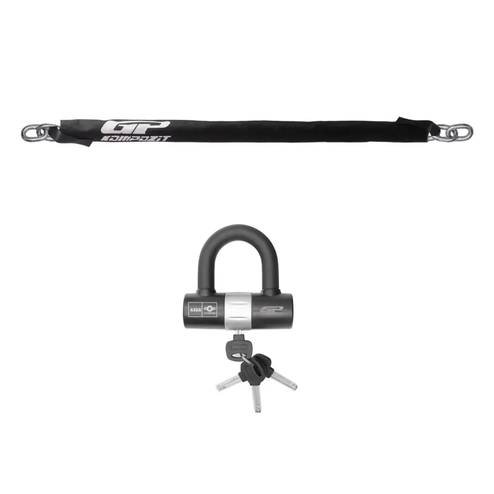 GP Kompozit Universal 2 mt 10 mm Motosiklet Zinciri ve Kilidi