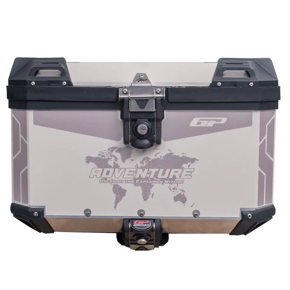 GP Kompozit DSN02 Universal 45 lt Desenli Alüminyum Motosiklet Çantası