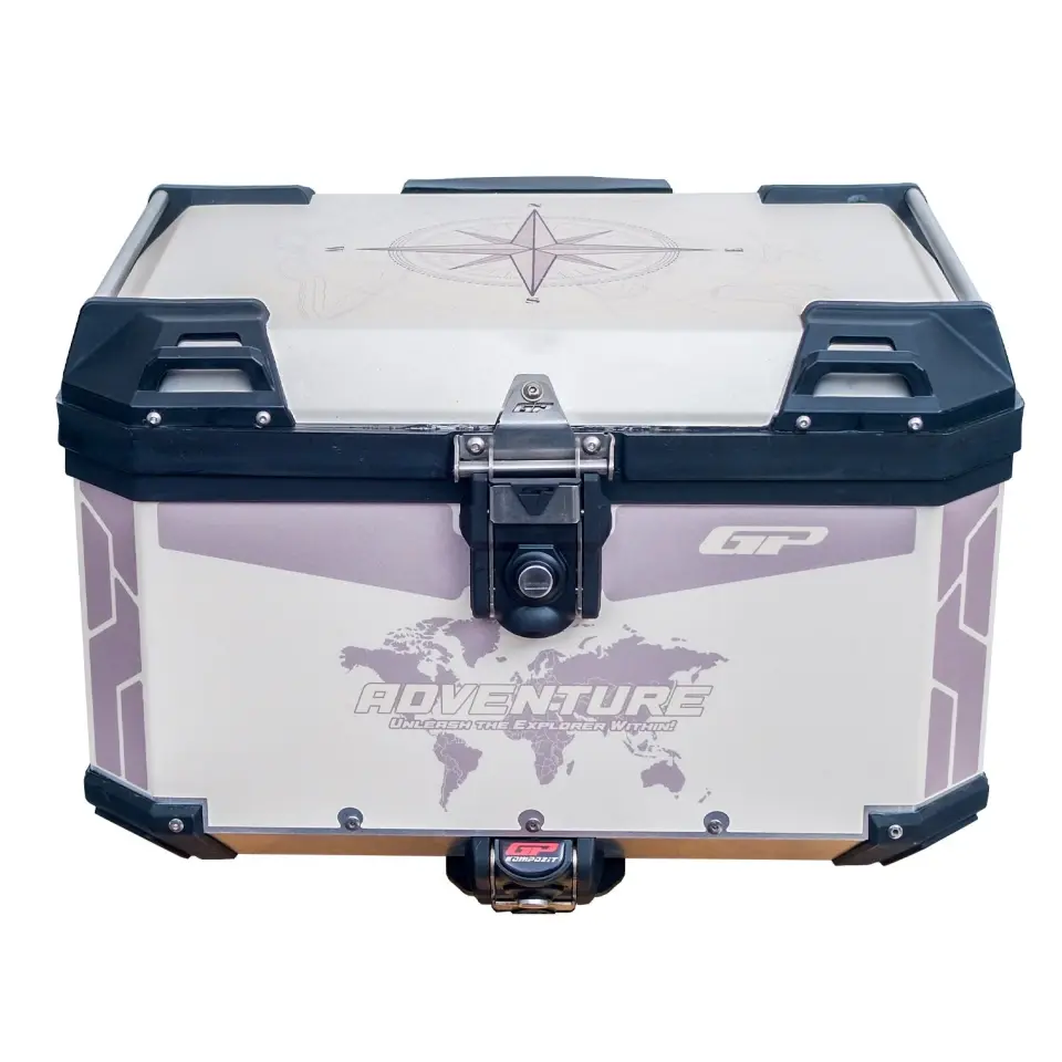 GP Kompozit DSN02 Universal 45 lt Desenli Alüminyum Motosiklet Çantası