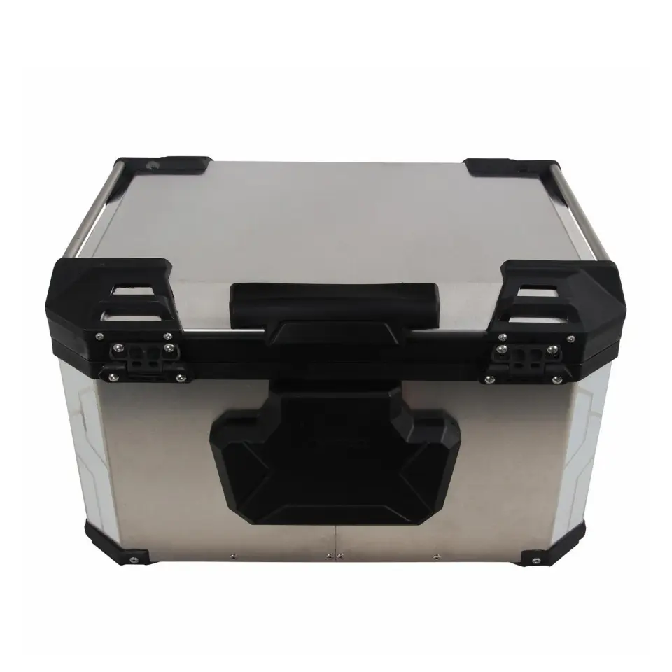 GP Kompozit Universal 45 lt Alüminyum Motosiklet Çantası Gri