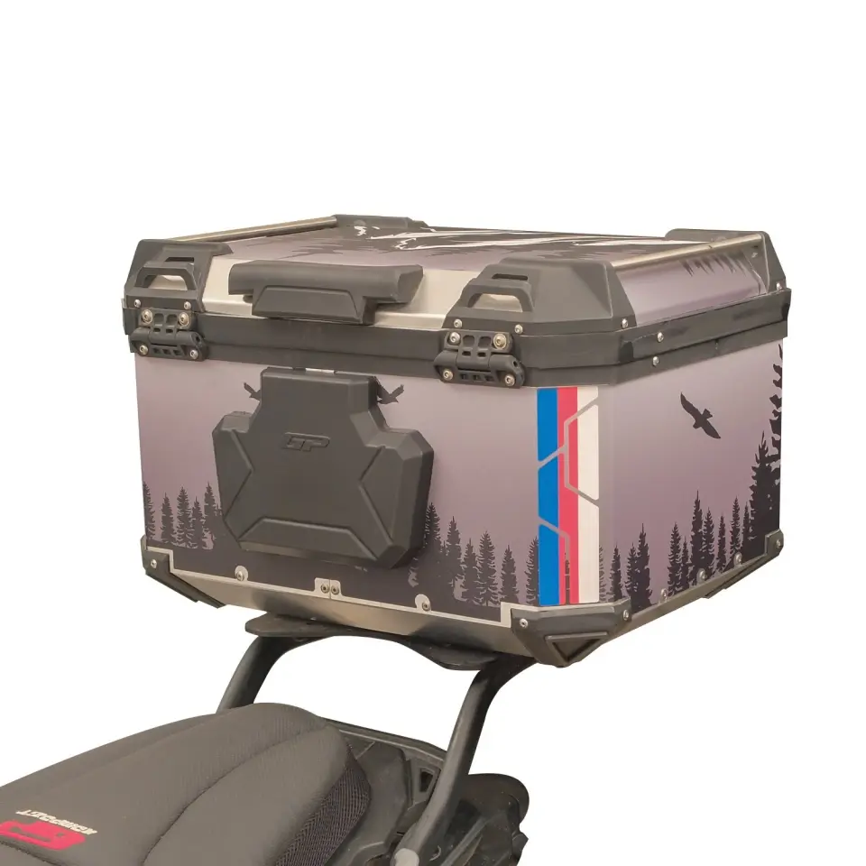 GP Kompozit DSN06 Universal 45 lt Desenli Alüminyum Motosiklet Çantası
