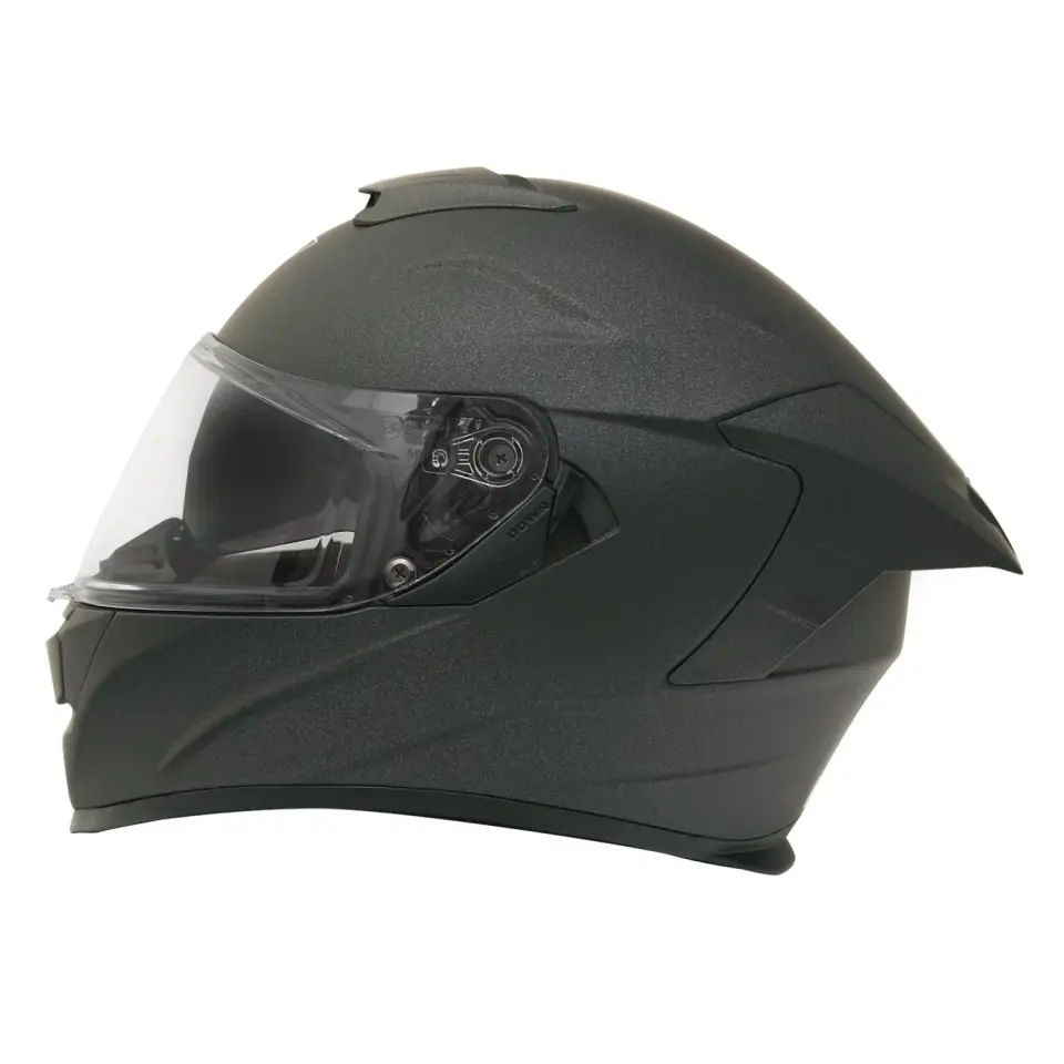 GP MY HELMET MKS001-MG Yarış Spoiler Güneş Vizörlü Şeffaf Full Face Motosiklet Kaskı