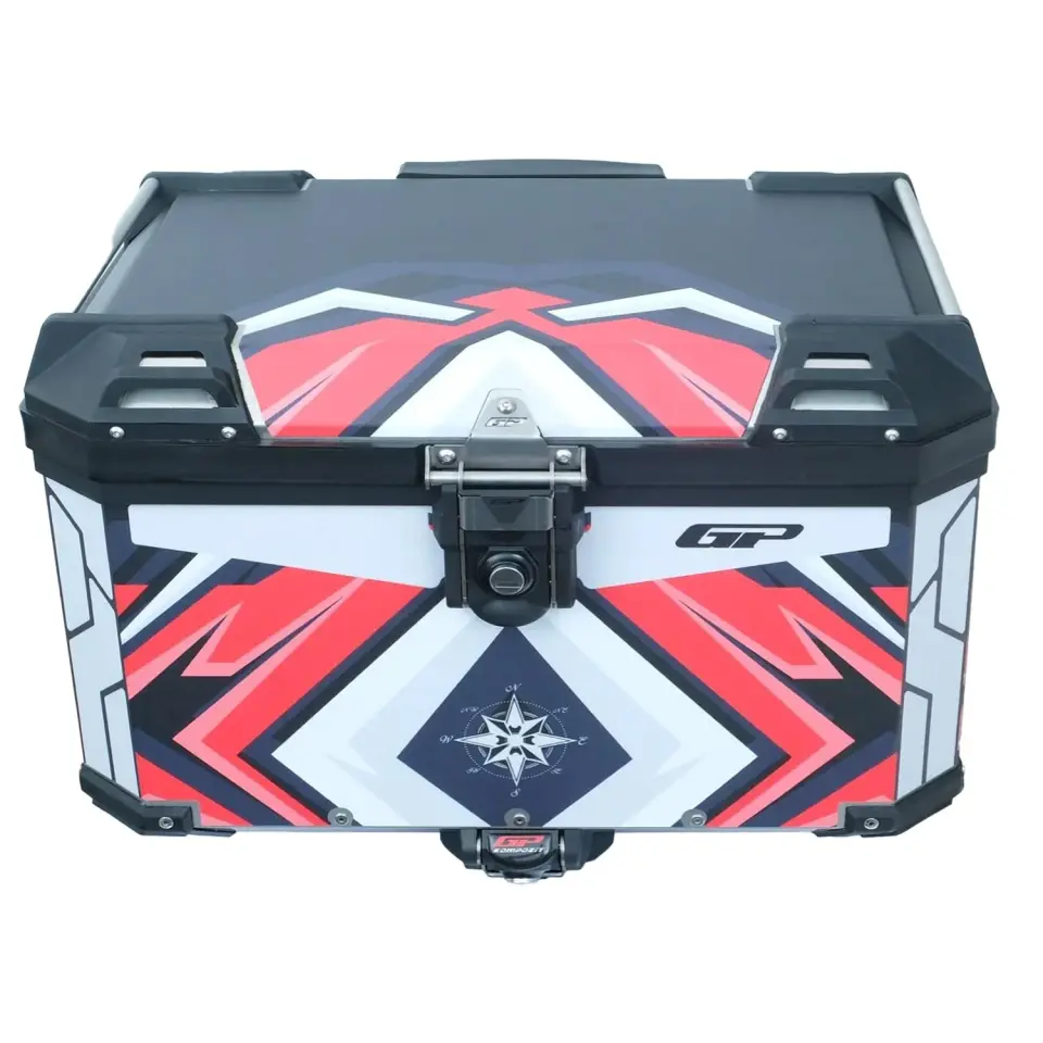 GP Kompozit DSN10 Universal 45 lt Desenli Alüminyum Motosiklet Çantası