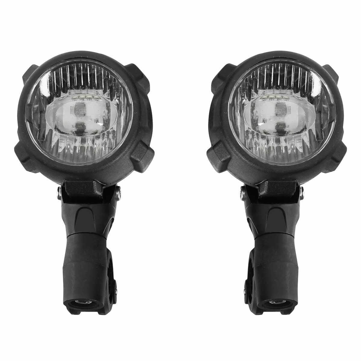 GP Kompozit Medium Universal Motosiklet Sis Farı Seti Siyah