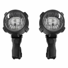 GP Kompozit Medium Universal Motosiklet Sis Farı Seti Siyah