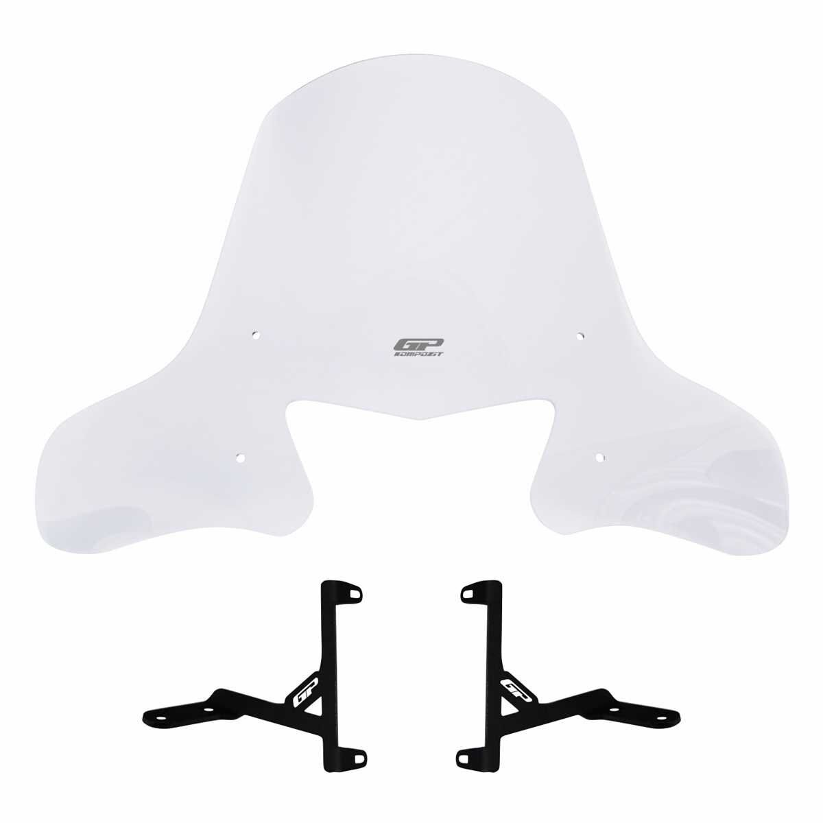 GP Kompozit SYM Symphony 2012-2021 Uyumlu Ön Cam Şeffaf 52 cm