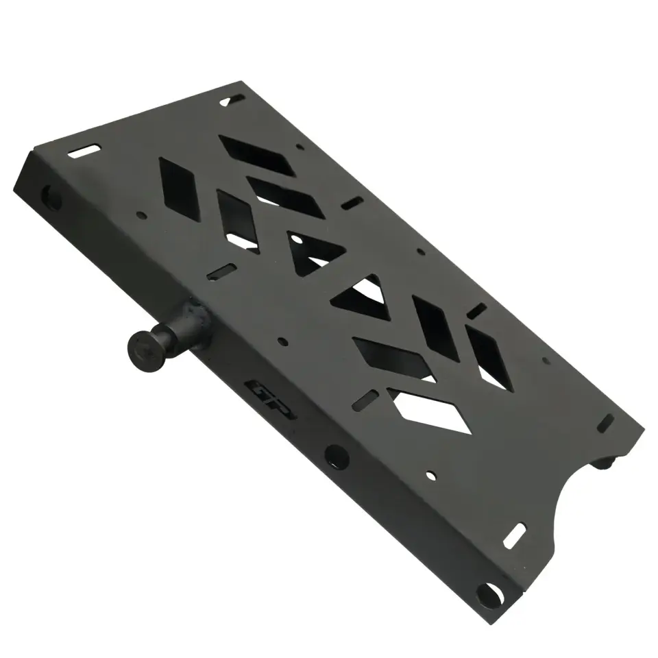 GP Kompozit Honda Dio 2021-2025 Uyumlu Pratik Tak-Çıkar Kızaklı Arka Çanta Demiri Siyah