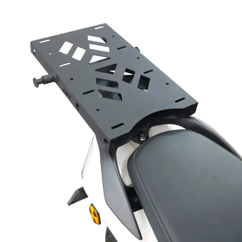 GP Kompozit Honda Dio 2021-2025 Uyumlu Pratik Tak-Çıkar Kızaklı Arka Çanta Demiri Siyah