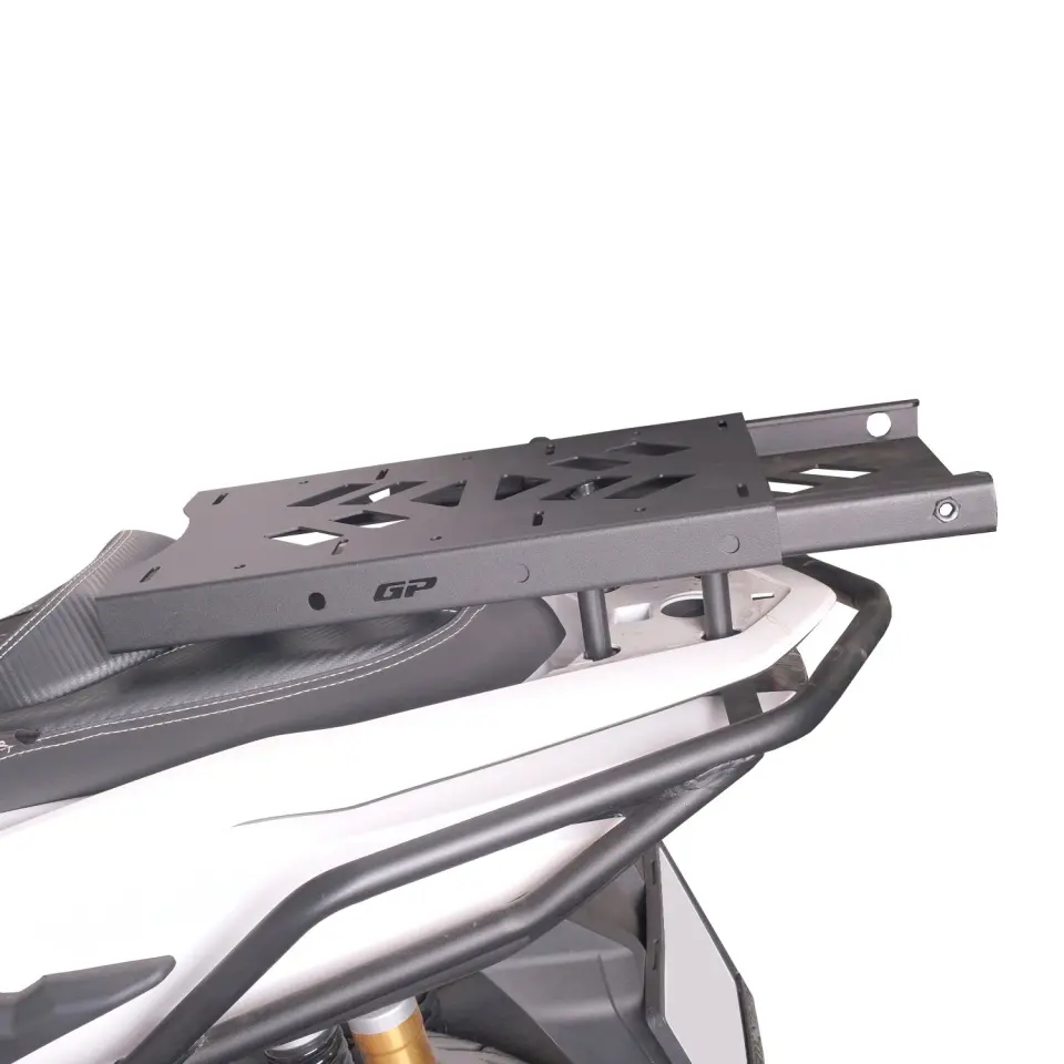 GP Kompozit Honda PCX 125 / 150 2011-2025 Uyumlu Pratik Tak-Çıkar Kızaklı Arka Çanta Demiri Siyah