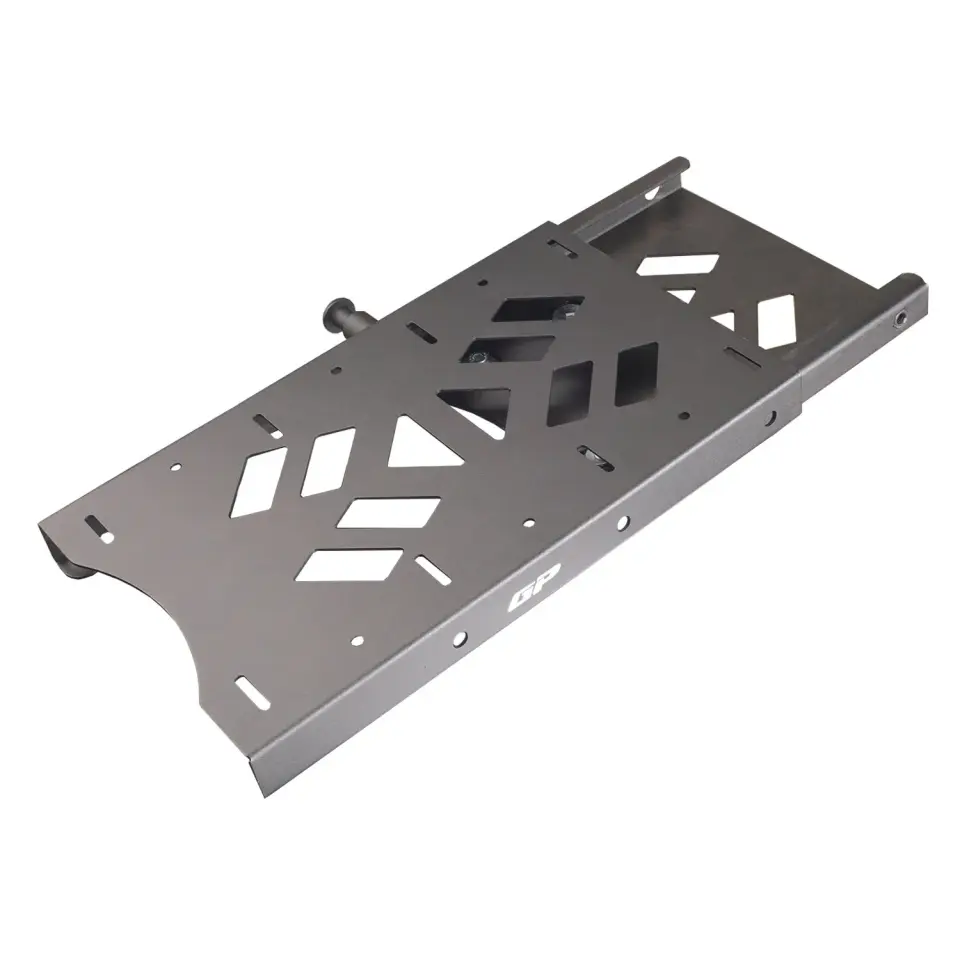 GP Kompozit Honda PCX 125 / 150 2011-2025 Uyumlu Pratik Tak-Çıkar Kızaklı Arka Çanta Demiri Siyah