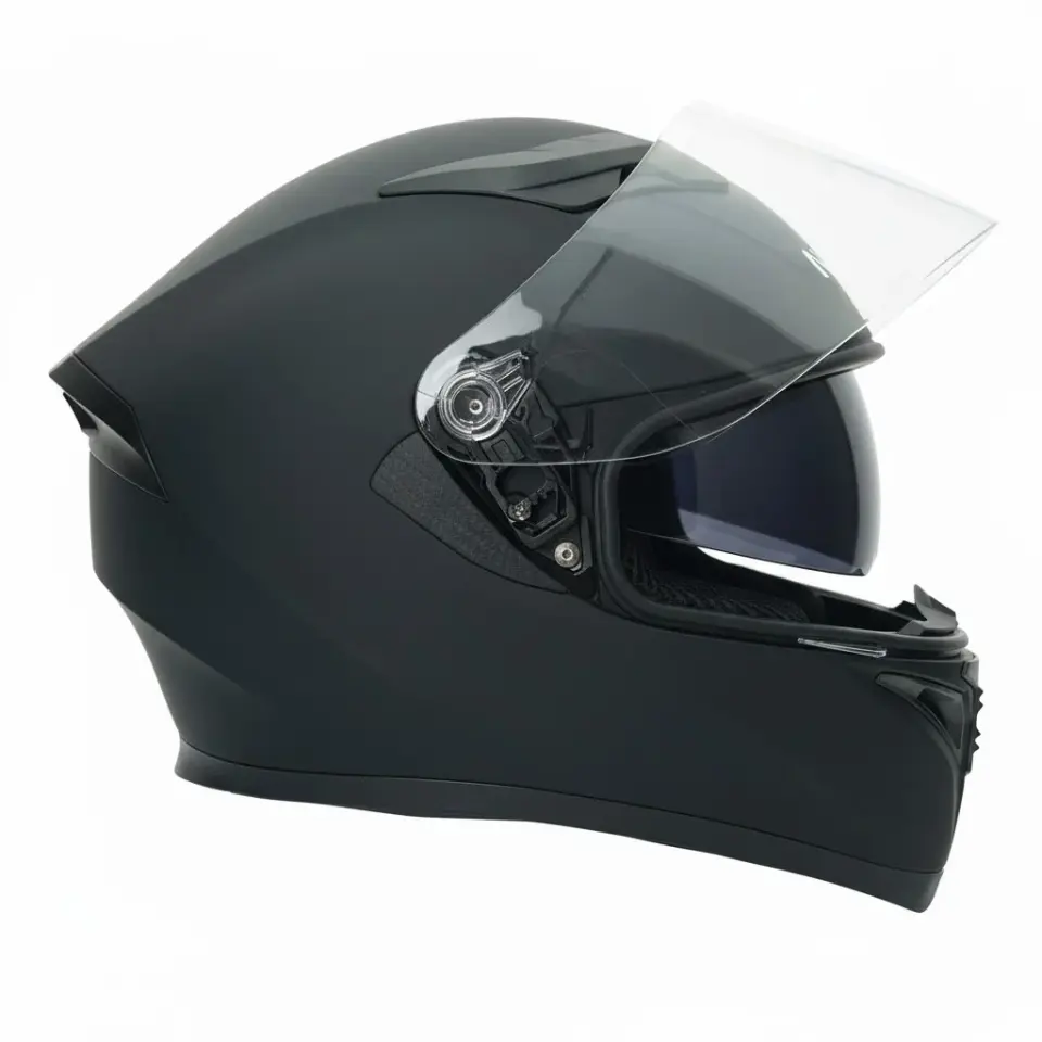 GP NERO MKS003-MB Güneş Vizörlü Şeffaf Full Face Motosiklet Kaskı