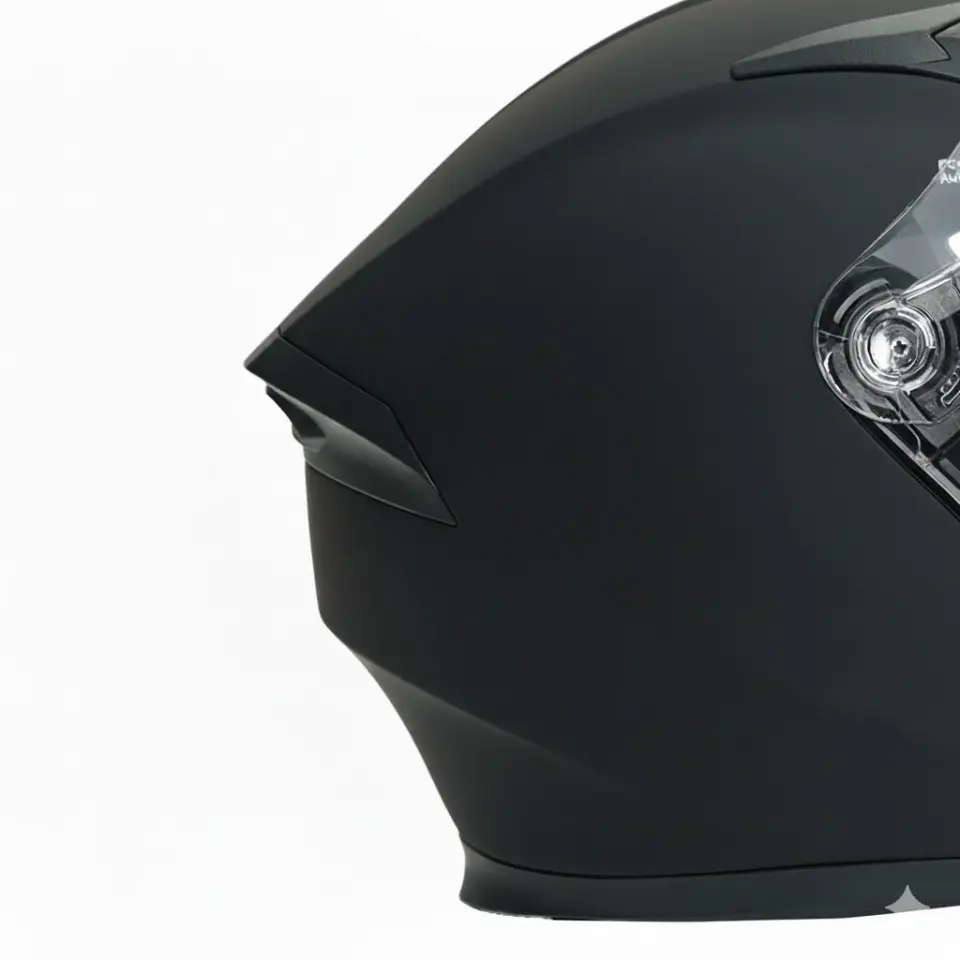 GP NERO MKS003-MB Güneş Vizörlü Şeffaf Full Face Motosiklet Kaskı