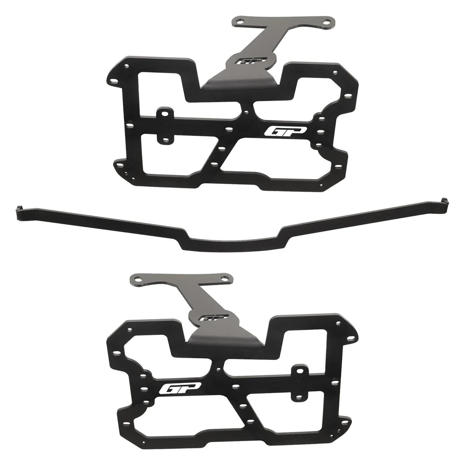 GP Kompozit Honda Forza 250 2018-2025 Uyumlu Yan Çanta Demiri Siyah