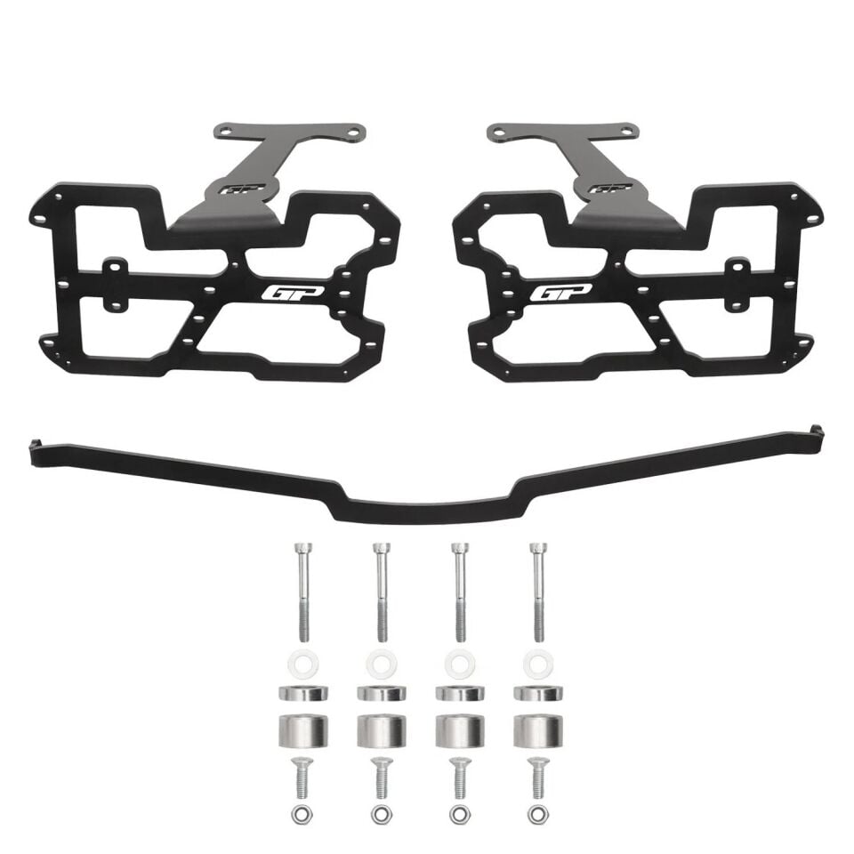 GP Kompozit Honda Forza 250 2018-2025 Uyumlu Yan Çanta Demiri Siyah