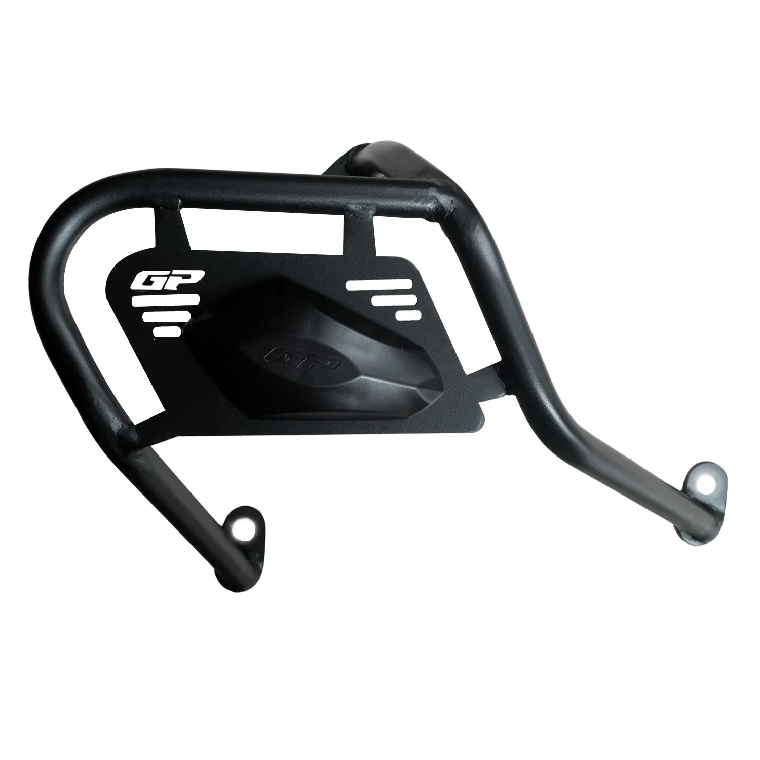 GP Kompozit Yamaha XMAX 250-400 2025 Uyumlu Kapaklı Egzoz Koruma Demiri Siyah