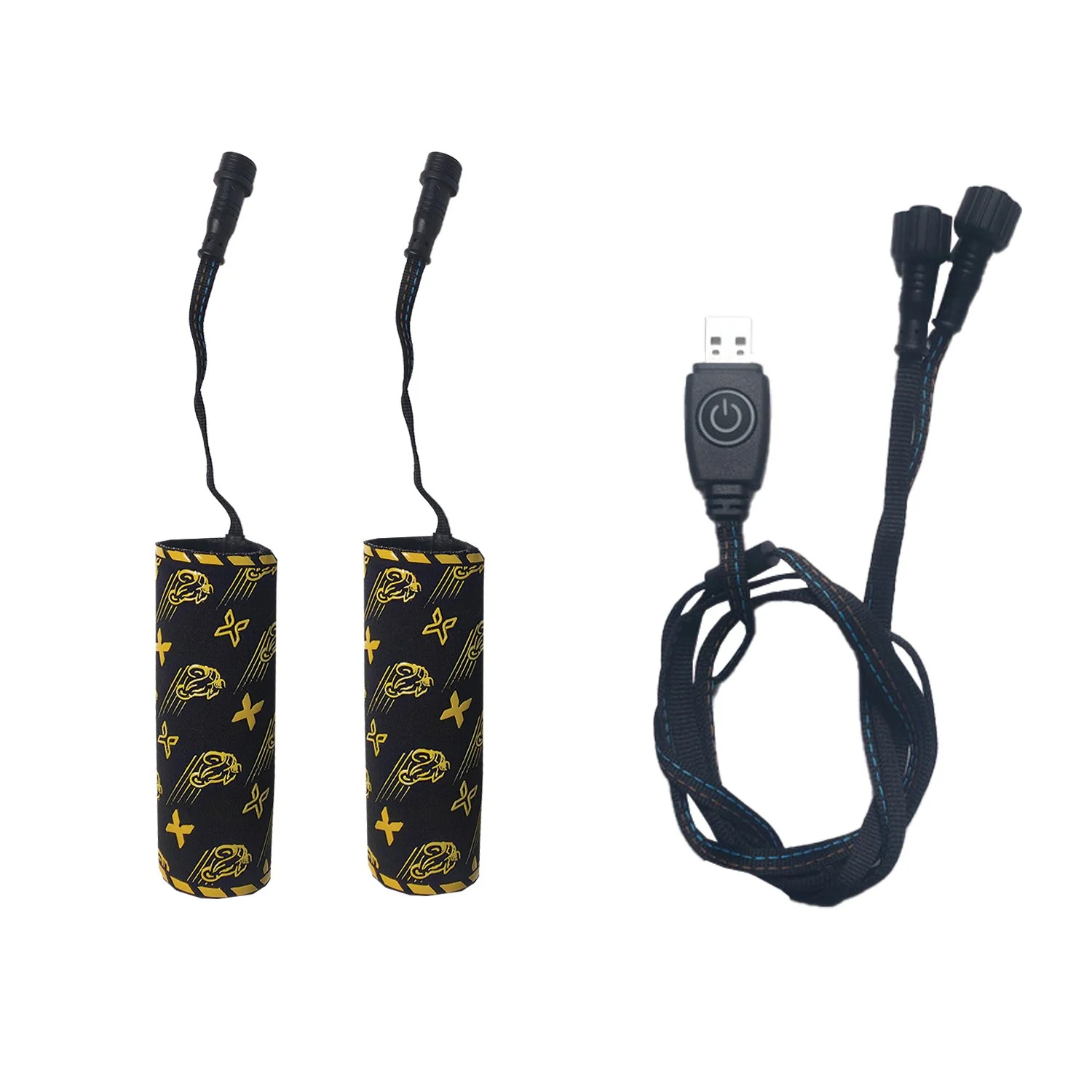 GP Kompozit ELC002 Universal 5 Kademeli Isıtmalı Motosiklet Elcik Seti