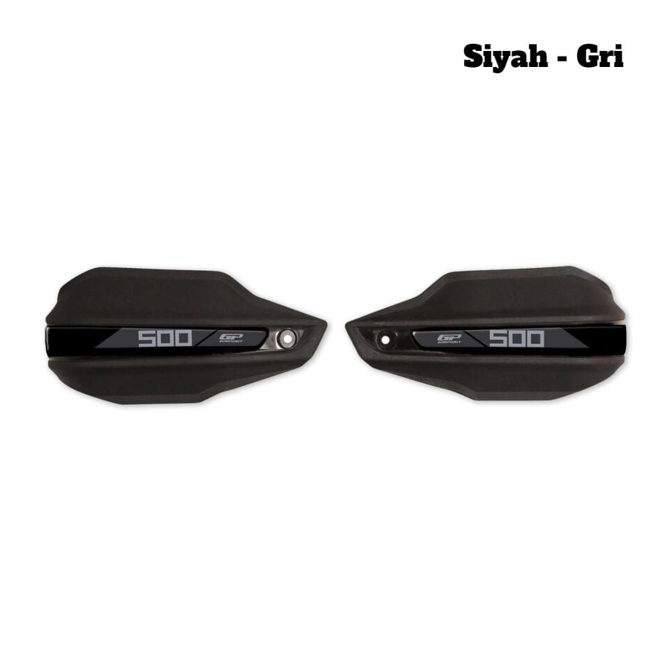 GP Kompozit Honda NX 500 2025 Uyumlu Elcik Koruma Siyah S-GRİ