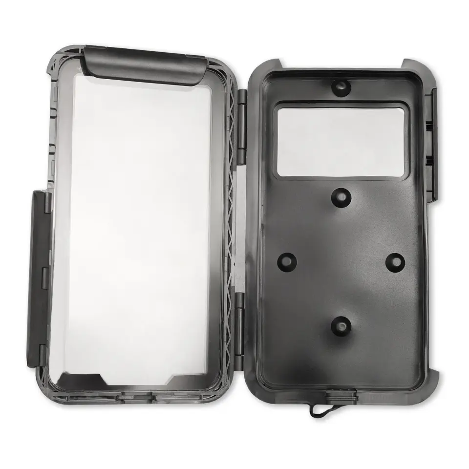 GP Kompozit TTR03 Universal Su Geçirmez Plastik Telefon Tutucu Siyah (1 Adet Boyunluk Buff Hediye)