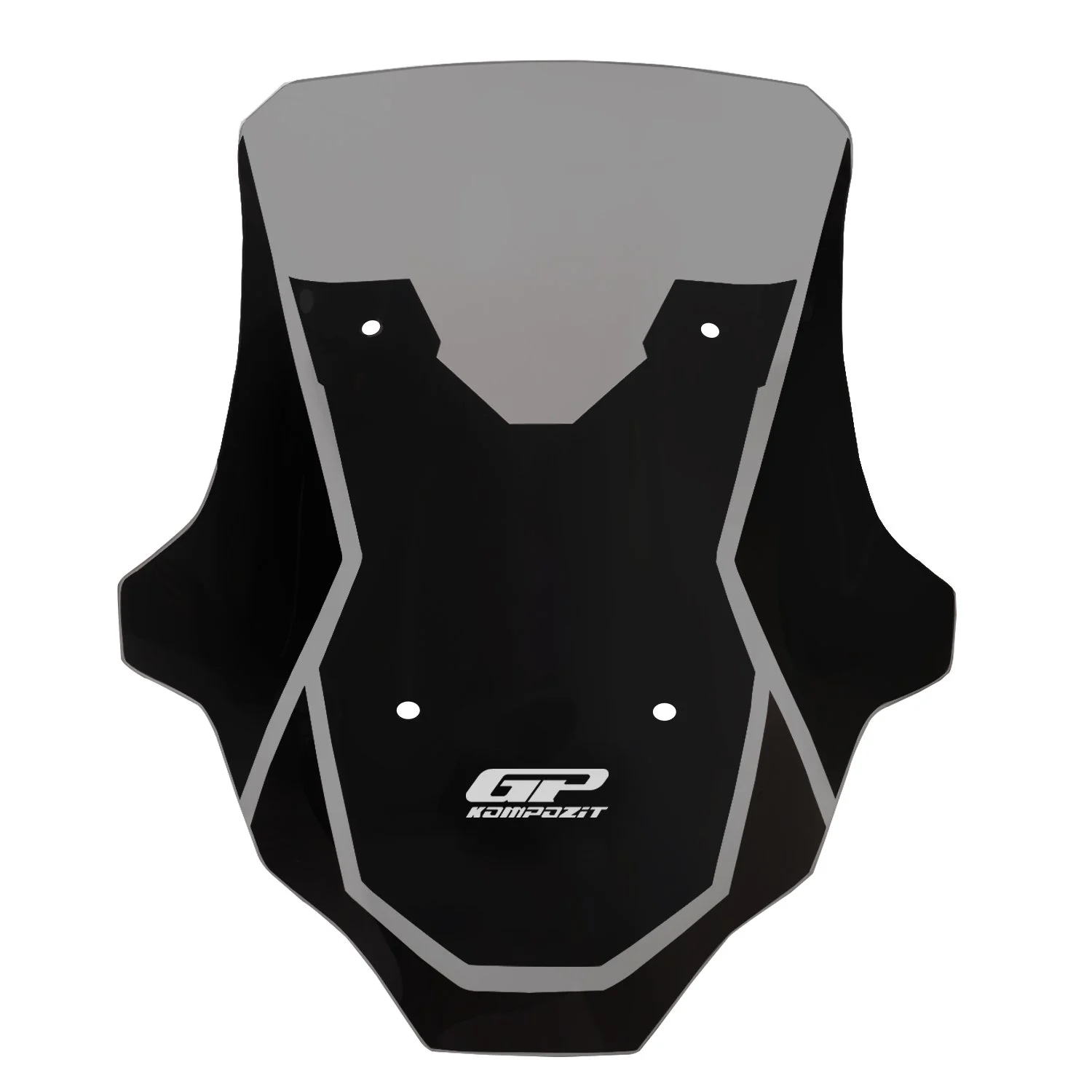 GP Kompozit Honda ADV 350 2023-2025 Uyumlu Kısa Spor Ön Cam Füme 49 cm