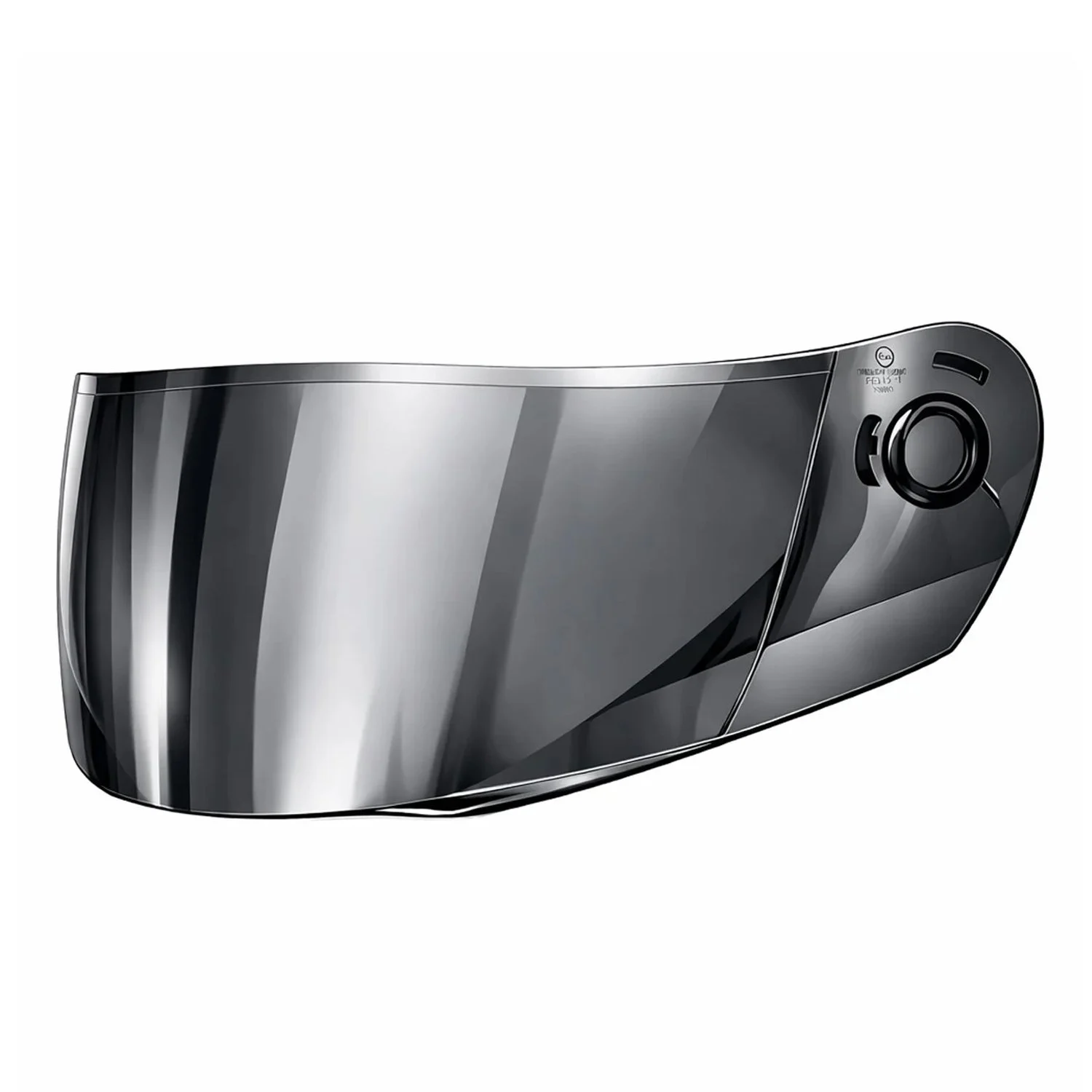 GP NERO MKS003 Uyumlu Motosiklet Kask Vizör Aynalı Gri