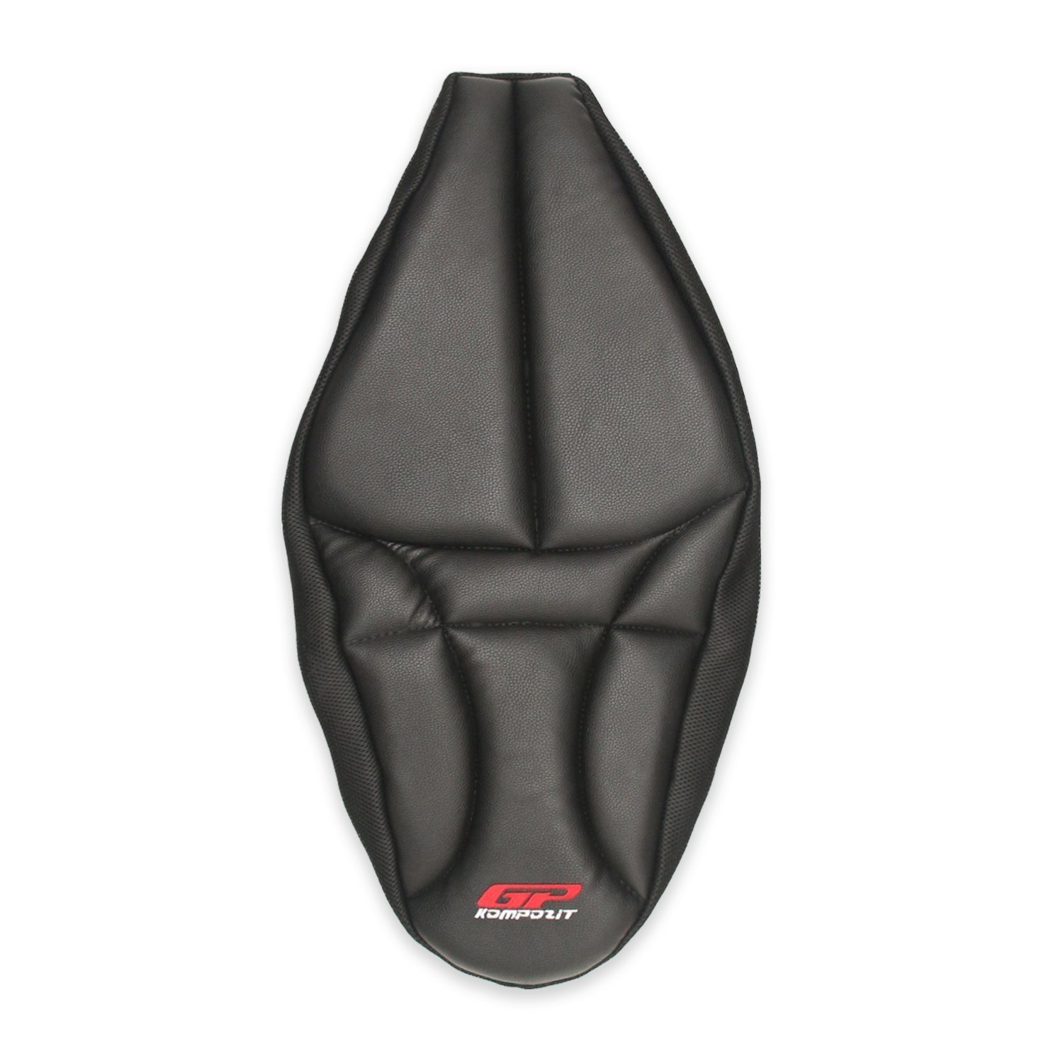 GP Kompozit Honda PCX 125 / 150 2014-2024 Uyumlu Fileli Motosiklet Konfor Sele Kılıfı Siyah
