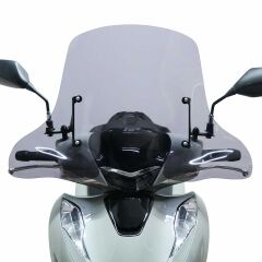 GP Kompozit Honda SH 125 2024 Uyumlu Ön Cam Füme 55 CM