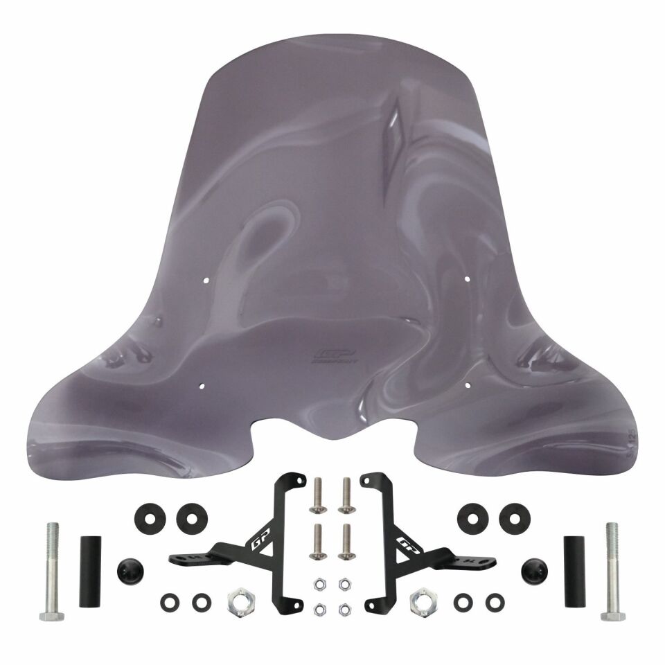 GP Kompozit Honda SH 125 2024 Uyumlu Ön Cam Füme 55 CM