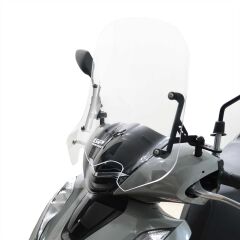GP Kompozit Honda SH 125 2024 Uyumlu Kısa Ön Cam Şeffaf 41 cm