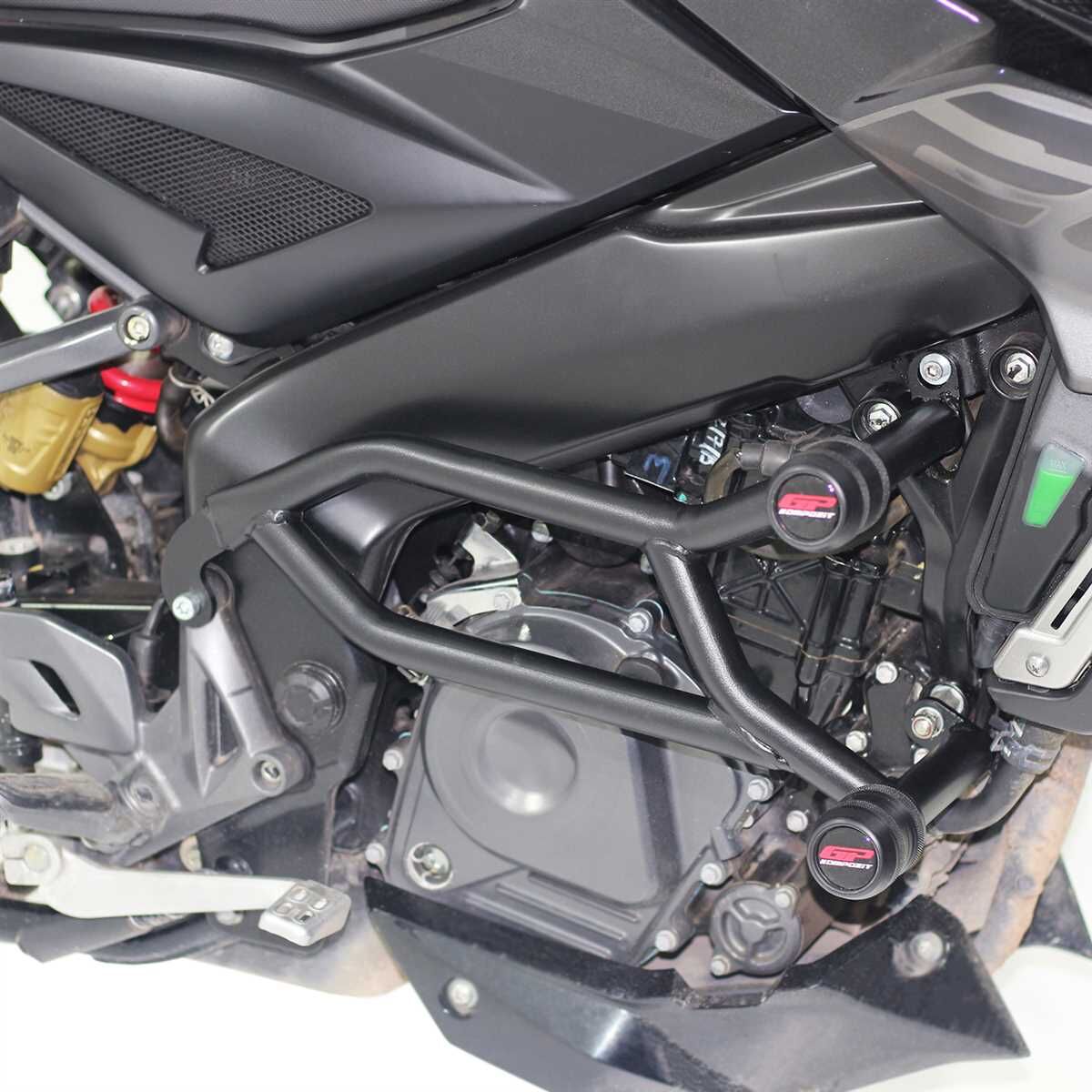GP Kompozit Bajaj Pulsar NS 200 2022-2024 Uyumlu Motor Koruma Demiri Siyah
