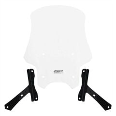 GP Kompozit Hero X-Pulse 200 2020-2024 Uyumlu Tur Camı Şeffaf 49 cm