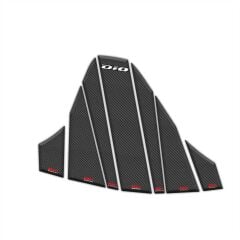 GP Kompozit Honda Dio 2021-2025 Uyumlu Tank Pad Seti Karbon