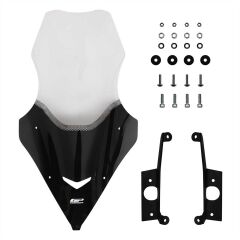 GP Kompozit SYM Jet X 125 2022-2024 Uyumlu Ön Cam Şeffaf - 79 cm