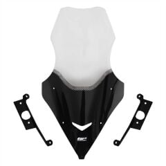 GP Kompozit SYM Jet X 125 2022-2024 Uyumlu Ön Cam Şeffaf - 79 cm