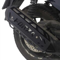 GP Kompozit Honda Forza 250 2018-2020 Uyumlu Egzoz Koruma Kapağı Siyah