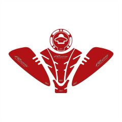 GP Kompozit Yamaha R25 2019-2024 Uyumlu Tank Pad Seti Kırmızı
